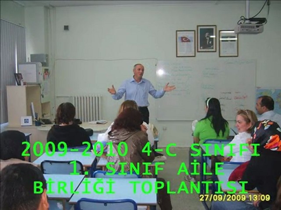 MARAŞAL F. ÇAKMAK 4-C SINIFI 1.VELİ TOPLANTIS-2009