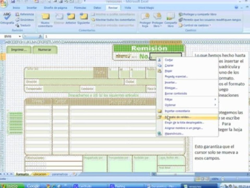 imprimir formatos preimpresos usando microsoft excel