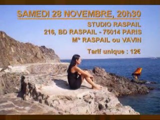 Sophie TAVERA AU STUDIO RASPAIL LE 28/11/2009