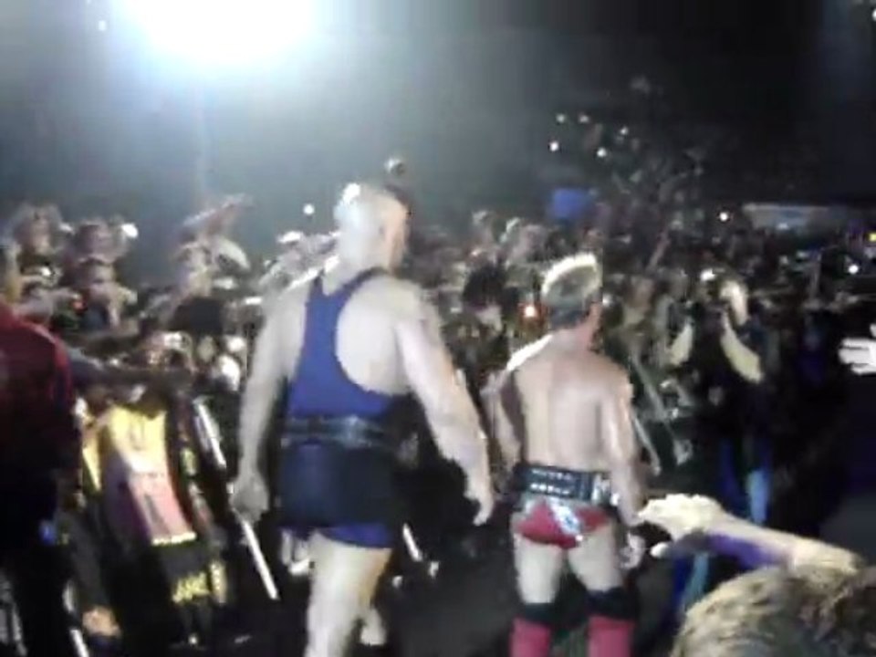 SMACKDOWN VS ECW BERCY 2009 ENTREE DE BIG SHOW ET C. JERICHO