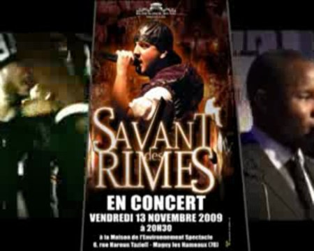 savant des rimes concert