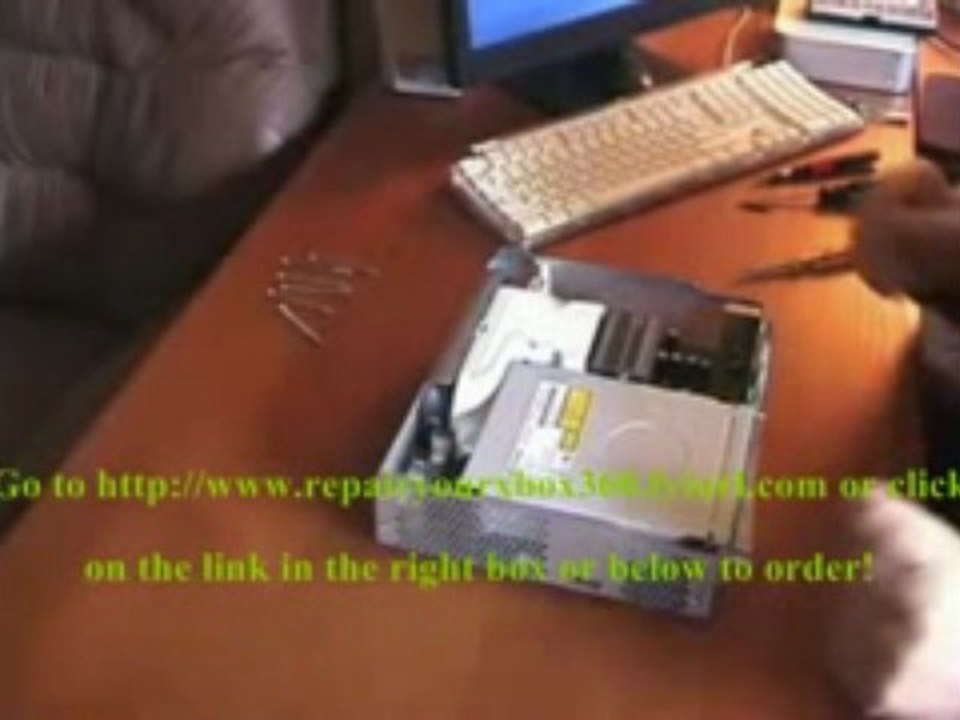 Xbox 360 repair for the E74 or 3 red rings of death error!