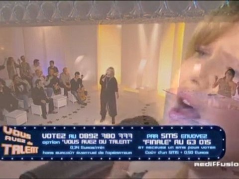Carine à la grande finale de Vous avez du talent sur IDF1 le