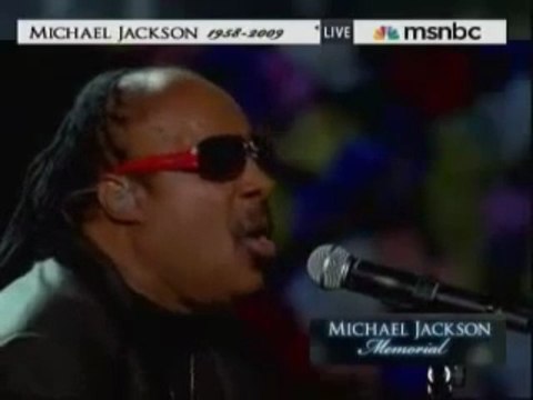 stevie wonder-(Michael Jackson Memorial)