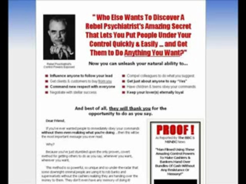Hypnosis - learn the power of conversational hypnosis