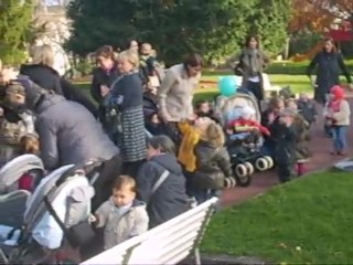 Laché de ballons au Parc Montjoly à Chamalières