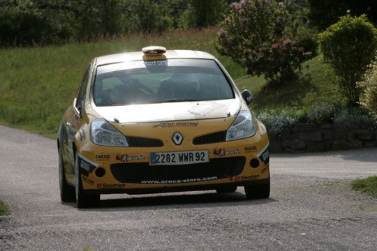 Caméra embarquée Manu Guigou Clio R3 Rallye Epernay 2009