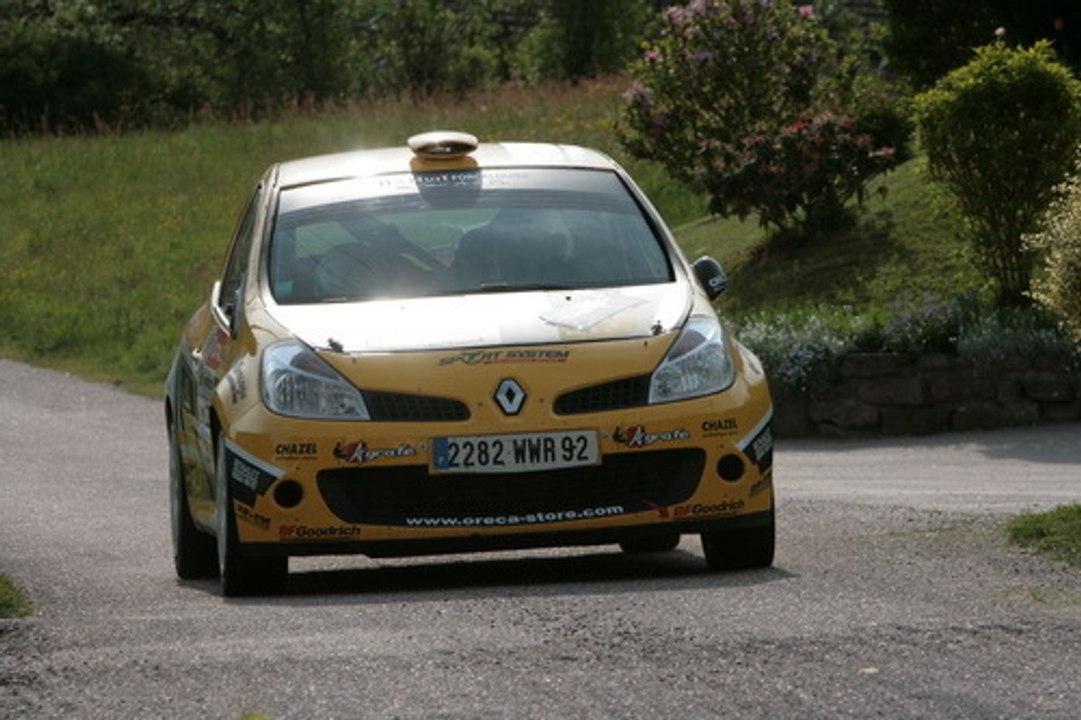 Caméra embarquée Manu Guigou Clio R3 Rallye Epernay 2009