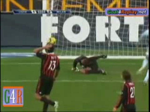 LAZIO ROME 1-2 MILAN AC THIAGO SILVA CSC