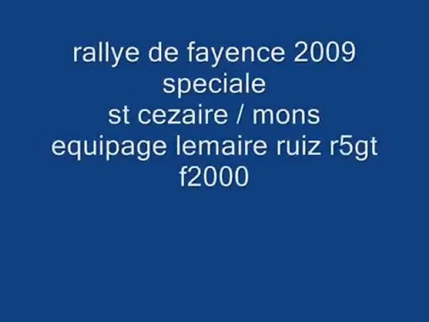 rallye de fayence 2009