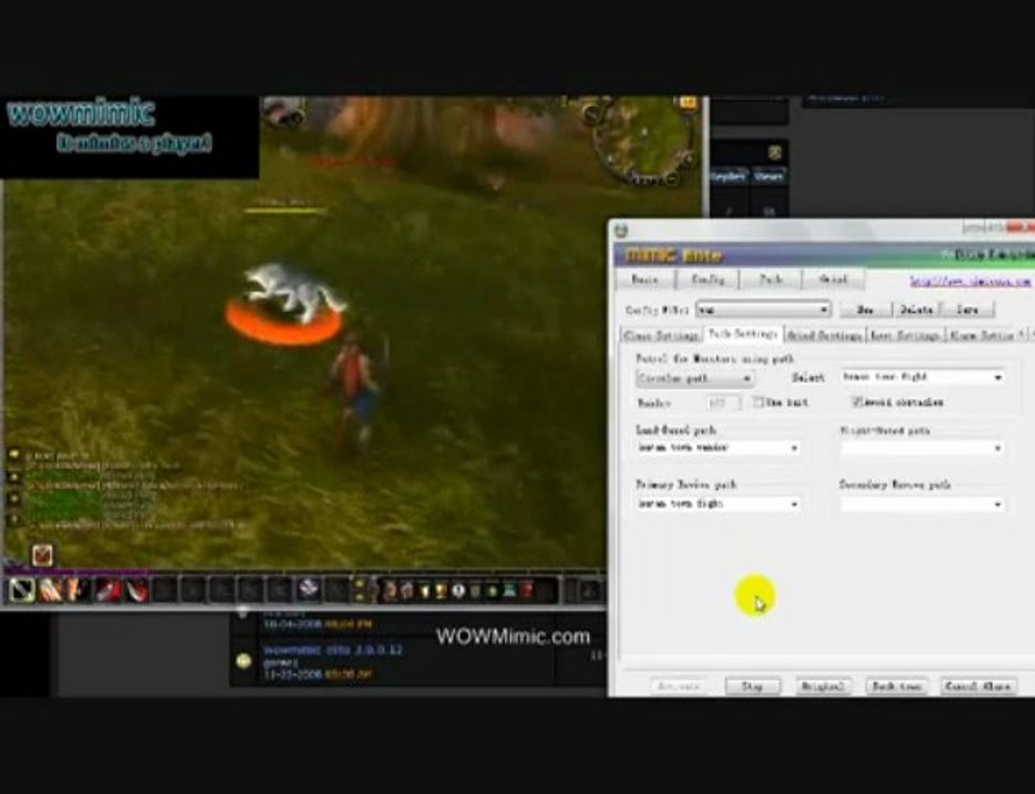 World of Warcraft Bot Tutorial -- WoWMimic.com Safe WoW Bot