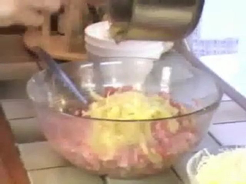 Recette - Pizza jambon champignon