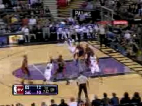 NBA Tyreke Evans makes a great block and saves the ball to t