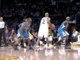 NBA Derek Fisher hits Kobe Bryant with a pretty alley-oop fo