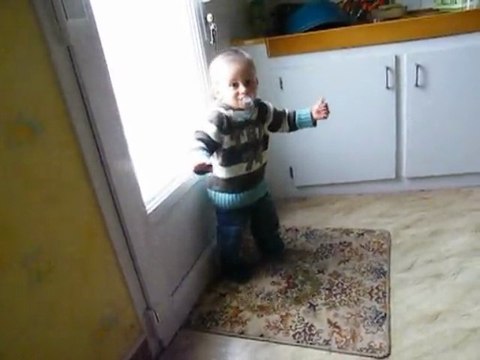 Premiers pas de mon loulou