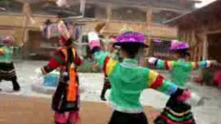 Tujiazu folk dance minority tujia zu people ethnic group