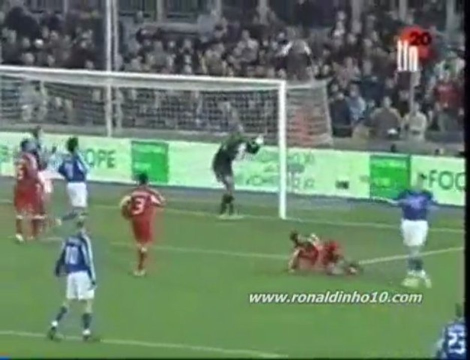 football for hope, ronaldinho and shevchenko !!