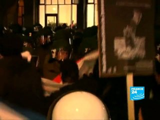 Far-left protests in Berlin ahead of anniversary