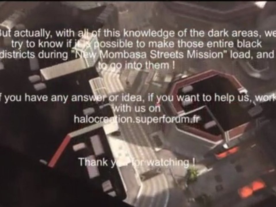 Halo 3 ODST Glitch : every dark areas