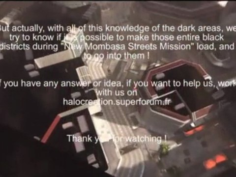 Halo 3 ODST Glitch : every dark areas