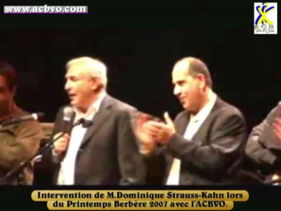 Dominique Strauss-Kahn au Printemps Berbère 2007