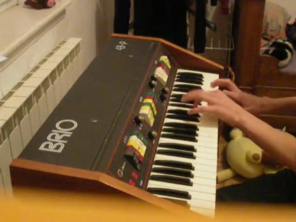Aerodynamic Daft Punk and Rosemary's Baby piano