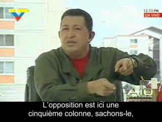 Chavez se prépare à se défendre Sous-titré fr