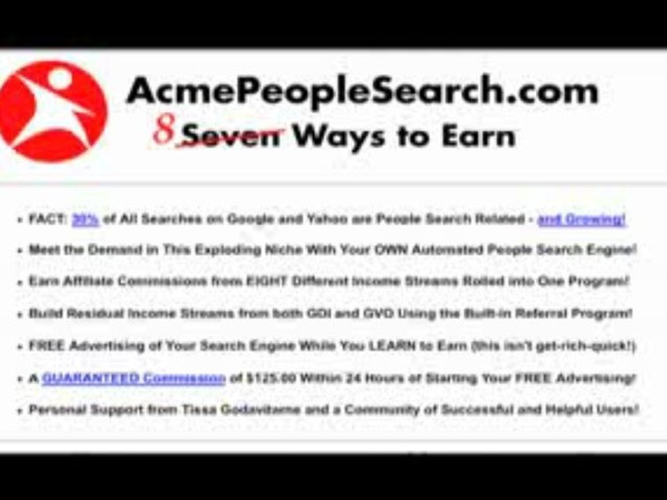 Elite Affiliate Program - Acme People Search