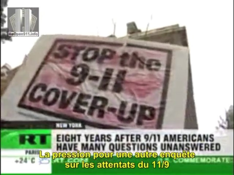 11 Septembre. Russia Today: Arrêtez les dissimulations