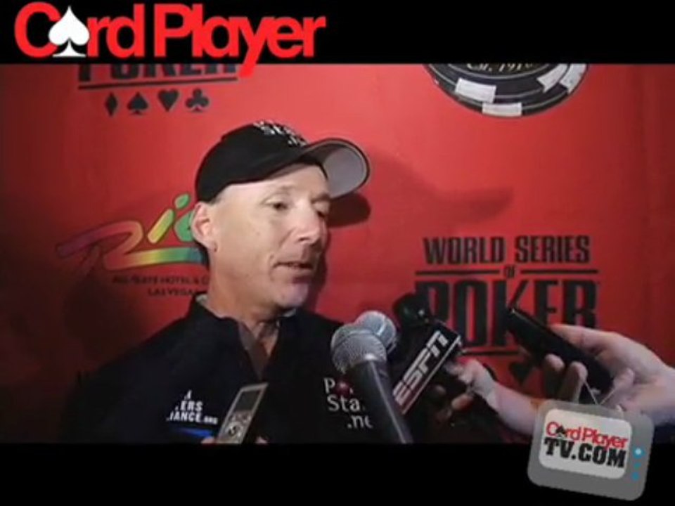 WSOP Final Table -- 8th Place Finisher Kevin Schaffel