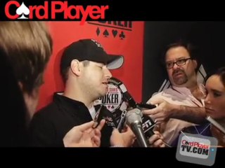 WSOP Final Table -- 4th Place Finisher Eric Buchman