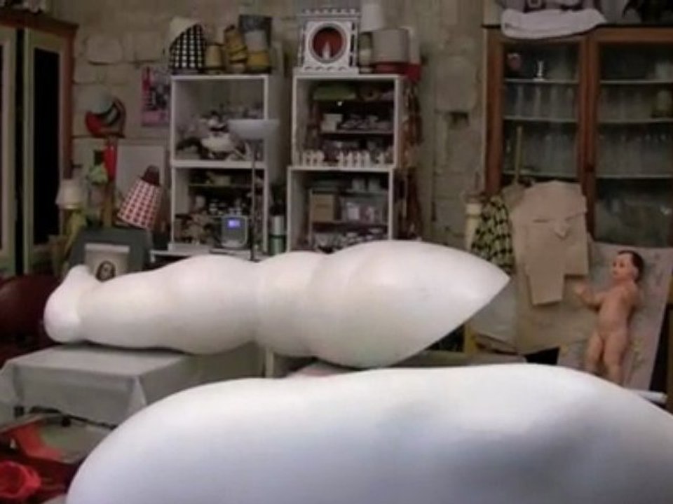 Les premiers coups de pinceaux