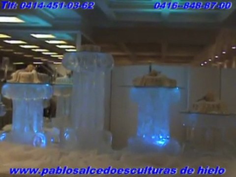 Tortas para bodas y 15 años - Esculturas de hielo