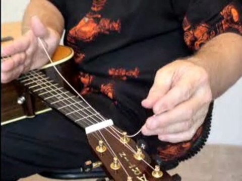 Stringing An Acoustic Guitar
