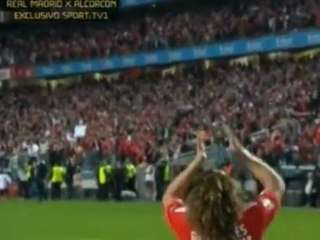 David Luiz festeja golo de Javi