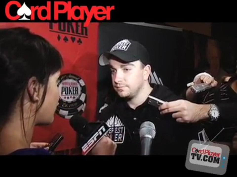 WSOP Final Table -- Antoine Saout Finishes Third