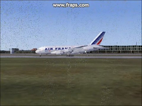 Vol inaugural Air France Hambourg Roissy CDG A-380