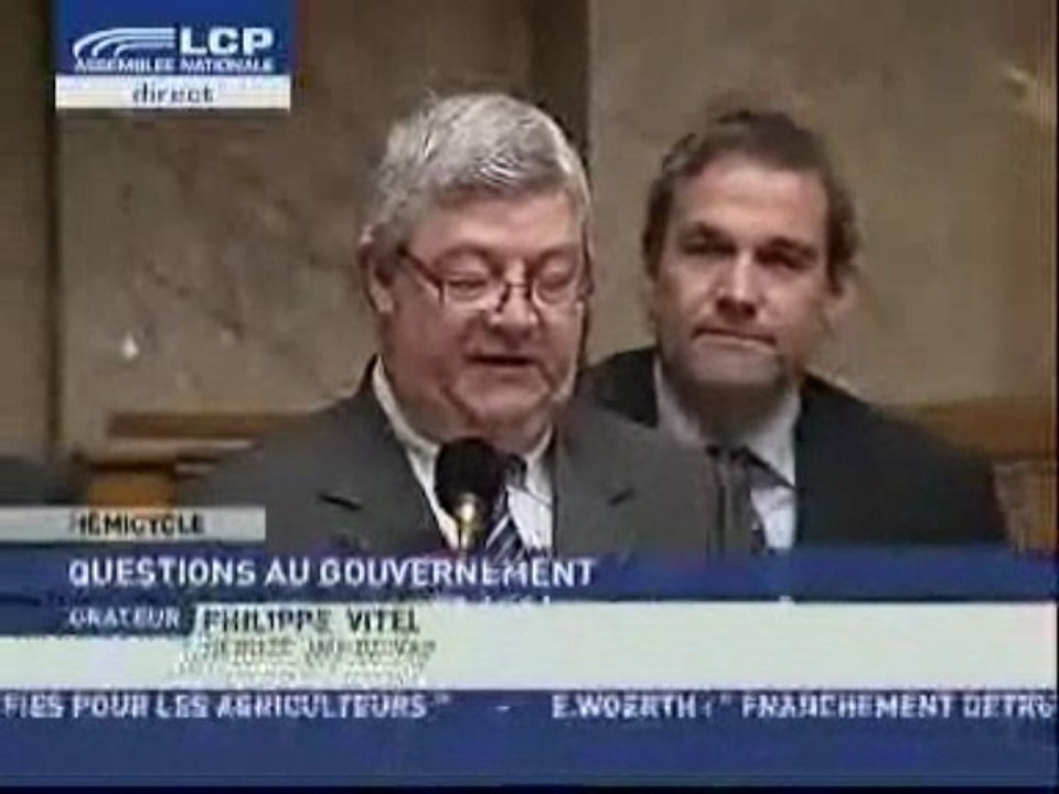 Question de Philippe Vitel à Benoist Apparu