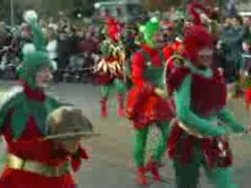 Parade Disney 2009 le char de Noël