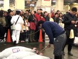 Japon: Tsukiji, premier marché aux poissons du monde