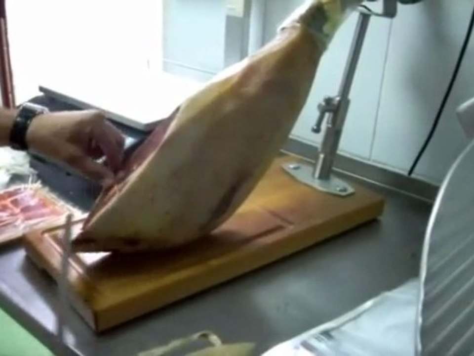 como cortar jamon