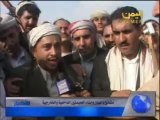 قافلة الحيمتين لدعم الجيش والنازحين ضد الارهابيين الحوثيين