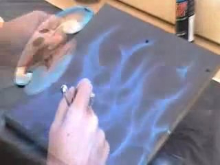 Aerografia "Llamas Azules" By Death_donelli