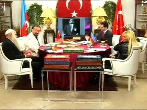 (1) RABBI FROMAN AND ADNAN OKTAR ON THE TV SHOW