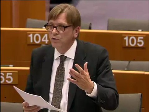 Guy Verhofstadt on Outcome of the European Council 29/30 Oct