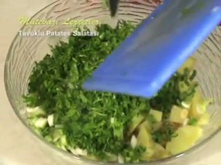 Tavuklu Patates Salatası