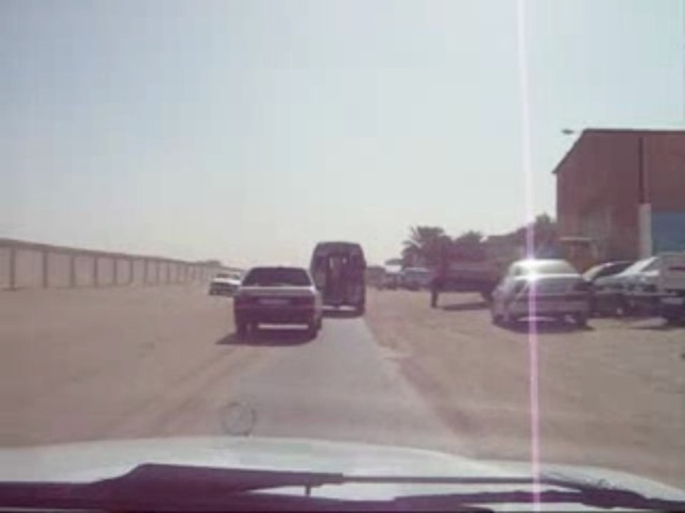 en taxi, Nouakchott, Mauritanie   Traversée Afrique