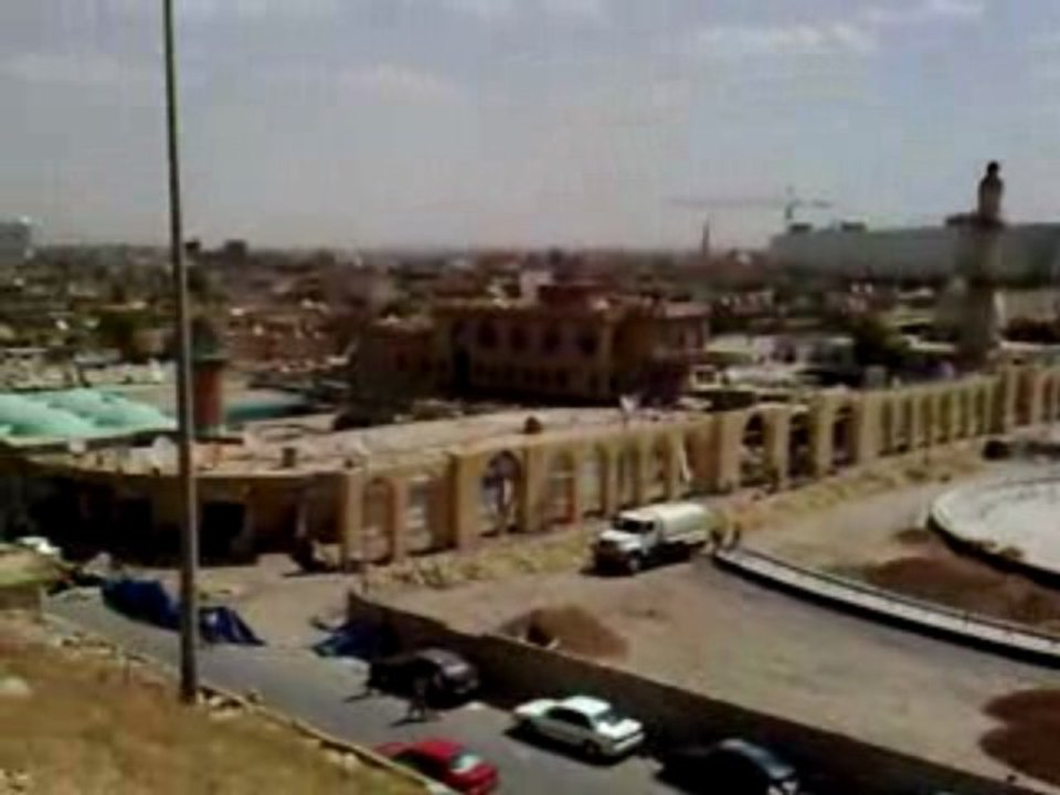 vue de la citadelle à Erbil, Irak