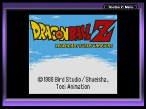 ingame Dragon Ball Z : Les Guerriers Legendaires