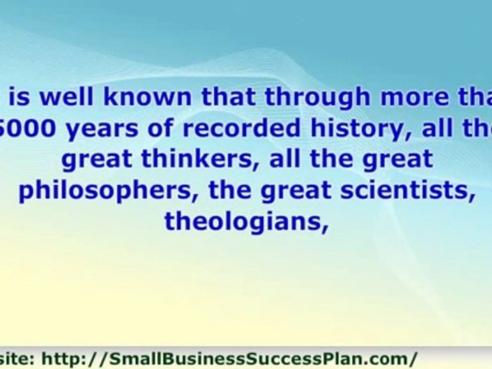The Secret of Business Success
